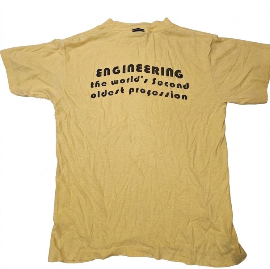 Vintage 80's Cal Poly Engineering shirt (Category: Tshirts & Polo Shirts ) located in Manila. Submitted by n0miss (Listing ID 1456351468, Image 2). Description: Fits small to medium Dimes: length: 24 width: 18.5.