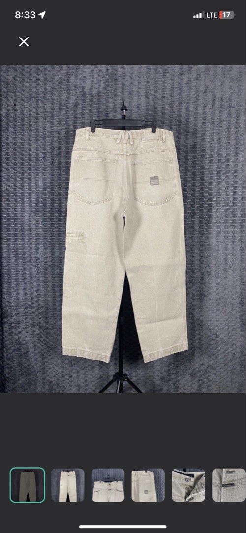 Vintage Marithe Francois Girbaud Hard Denim Pants (Category: Jeans) located in Bacolod City. Submitted by treasurehunts.6100 (Listing ID 1456395828, Image 1). Description: Vintage Marithe Francois Girbaud Hard Denim Pants Condition : Excellent Actual Color : Washed Grey Color Rate : 10 Out Of 10 Material : 100% Cotton / Hard Denim Made In : China Flaws : Super Minimal Heel Drags Dimensions Waist - 34 Length - 40 Thigh - 14 Leg Opening - 9 .