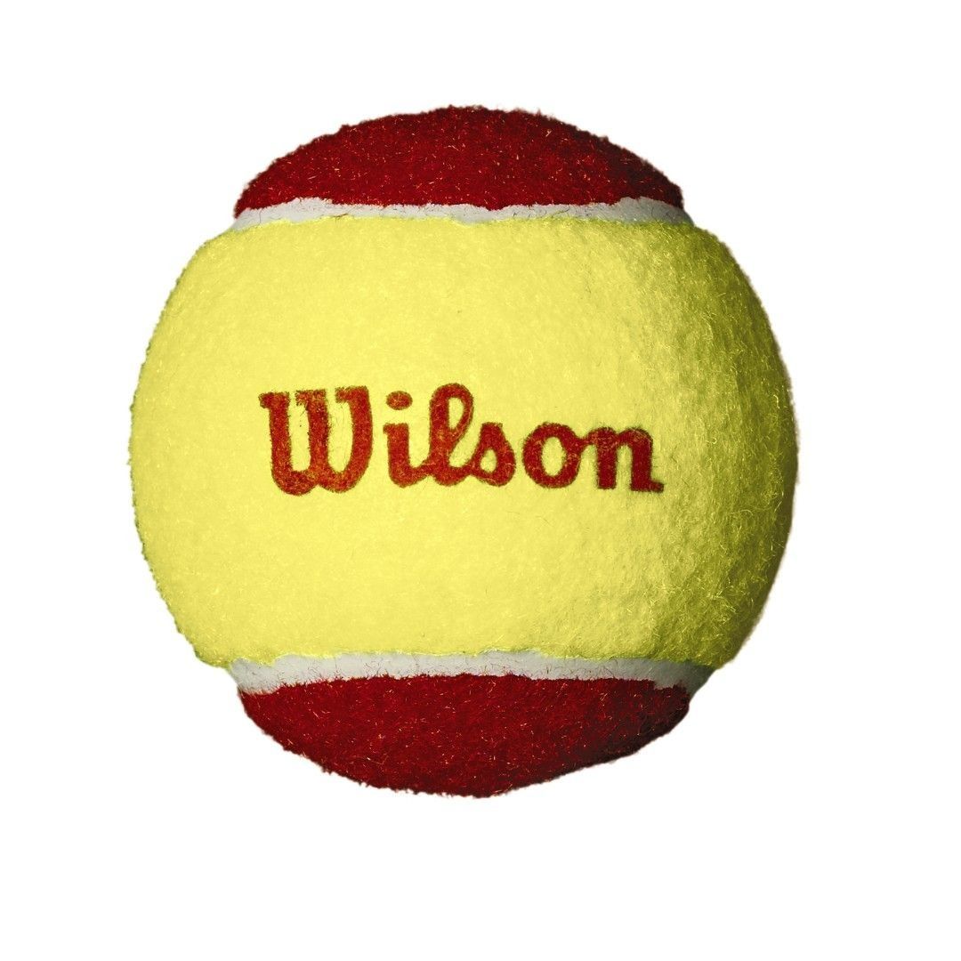 WILSON RED TENNIS BALL STARTER 12-PACK (Category: Racket and Ball Sports) located in Pasig City. Submitted by sriplace (Listing ID 1456251954, Image 2). Description: Engineered for competitive 10-and-under play, the Red Tennis Ball Starter is ideal for developing juniors who prefer a slower ball with less bounce. Easier to hit than a regular tennis ball, this red tournament ball maximizes capacity for growth and improvement on a variety of tennis
