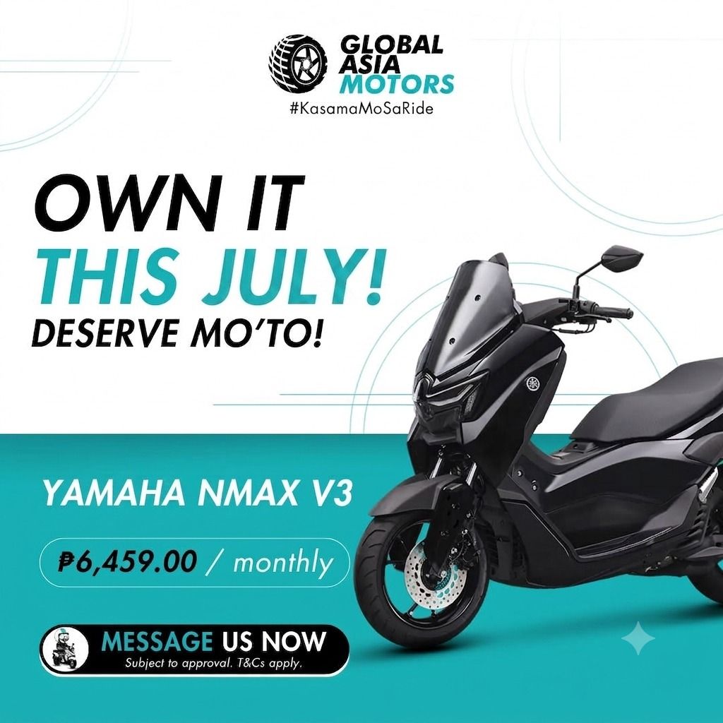 YAMAHA NMAX ABS-BLACK (Category: Motorbikes for Sale) located in Pasig City. Submitted by sdrosa (Listing ID 1414537671, Image 1). Description: YAMAHA NMAX ABS-BLACK SRP: 155,900 Available for Installment✅ Online Process✅ Dreaming of a new bike? We make it easy! Get your dream motorcycle today with flexible financing options from trusted partners: ▪️Cebuana Cycle Financing Inc. ▪️Good Deal ▪️AFC Motors ‼️ REQUIRMENTS FOR EMPLOYED‼️👇👇👇 👉 2Vali