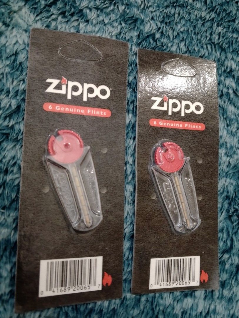 Zippo Genuine Flints and Wicks for Lighters (Category: Vintage Collectibles) located in Binangonan. Submitted by stufflikedat (Listing ID 1456364261, Image 3). Description: Genuine Zippo flint dispenser and a replacement Zippo windproof lighter wick. Both are official replacement accessories designed to keep classic Zippo lighters working at peak performance. Zippo Flints: Each card includes a rotating dispenser containing 6 flints, designed to f