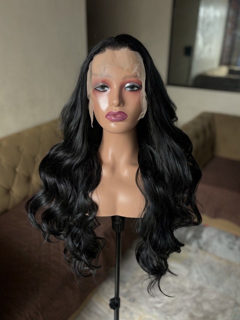 13x6 Black Lace Front Wig (Brand New!) (Category: Hair Accessories) located in Manila. Submitted by stellarwigs (Listing ID 1456592809, Image 2). Description: 13x6 Black Lace Front Wig For Sale! Price: ₱1500 only! (brand new) ✅FREE PARTING (13x6) (30 Inches) ✅Can be curled or straightened and washed. ✅Futura Fiber Close to human hair. ✅Thick High Quality Hair. ✅What you see is what you get. ✅On Hand! Shipping available nationwide. ✅Same day deliv
