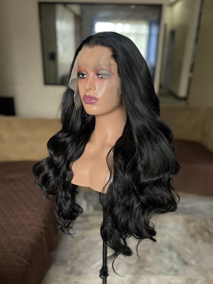 13x6 Black Lace Front Wig (Brand New!) (Category: Hair Accessories) located in Manila. Submitted by stellarwigs (Listing ID 1456592809, Image 3). Description: 13x6 Black Lace Front Wig For Sale! Price: ₱1500 only! (brand new) ✅FREE PARTING (13x6) (30 Inches) ✅Can be curled or straightened and washed. ✅Futura Fiber Close to human hair. ✅Thick High Quality Hair. ✅What you see is what you get. ✅On Hand! Shipping available nationwide. ✅Same day deliv