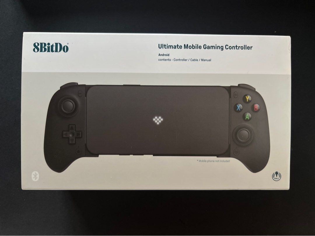 8BitDo Ultimate Mobile Gaming Controller Android Black (Category: Controllers) located in Manila. Submitted by myatsmamon (Listing ID 1456452505, Image 1). Description: - 8BitDo Ultimate Mobile Gaming Controller for Android & iOs - Connects via Bluetooth - Compatible with mobile phones 60-110mm in length - USB input: 1.5V-500mA - Comes in original packaging - Mobile phone not included.