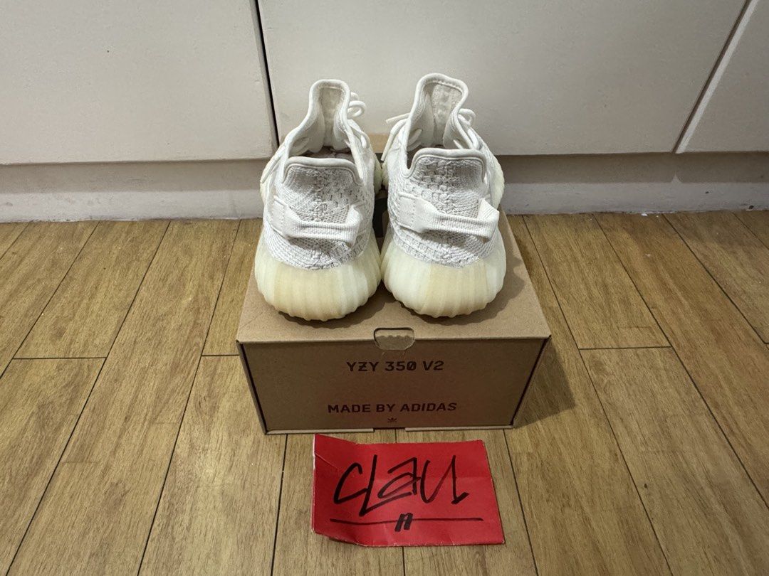 Adidas Yeezy Boost 350 v2 Bone (Category: Sneakers) located in Santa Rosa. Submitted by pnc_claustro (Listing ID 1456508373, Image 2). Description: - Adidas Yeezy Boost 350 V2 - Bone - Size: 8.5 US - Complete, with OG box and inserts - No insole logo fade - Barely used (less than 5x) - Outsoles cleaned every after use Sta. Rosa/Nuvali, Laguna Shipping c/o buyer.