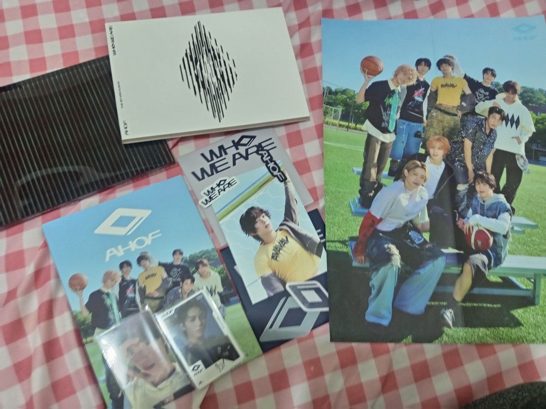AHOF Albums (Category: CDs & DVDs) located in Manila. Submitted by shemenet (Listing ID 1456578375, Image 2). Description: 📀 AHOF ALBUMS FOR SALE 📀 Letting go of my 3 AHOF albums —COMPLETE INCLUSIONS! 🩵 ♡ The Passage — 2 Versions 🤍 TWIG Ver. 🖤 PATH Ver. ♡ WHO WE ARE — 1 Album ✨ Complete inclusions: • CD • Photobook • Poster • 2 Photocards • Sticker • Other inclusions SELLING AS BUNDLE ONLY FOR ₱800 LOC: FAIRVIEW 📌 All inclusions are complet