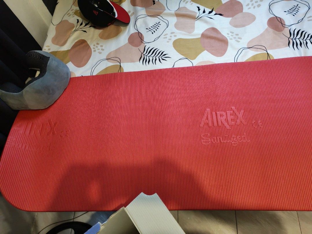 AIREX Coronella Professional Exercise Mat (Category: Exercise Mats) located in Imus. Submitted by chadrich_05 (Listing ID 1456592337, Image 1). Description: - AIREX Coronella professional exercise mat - Ideal for yoga, pilates, and general fitness - Durable and provides excellent cushioning - Easy to roll up for convenient storage - Vibrant red color - Reliable for your workouts.