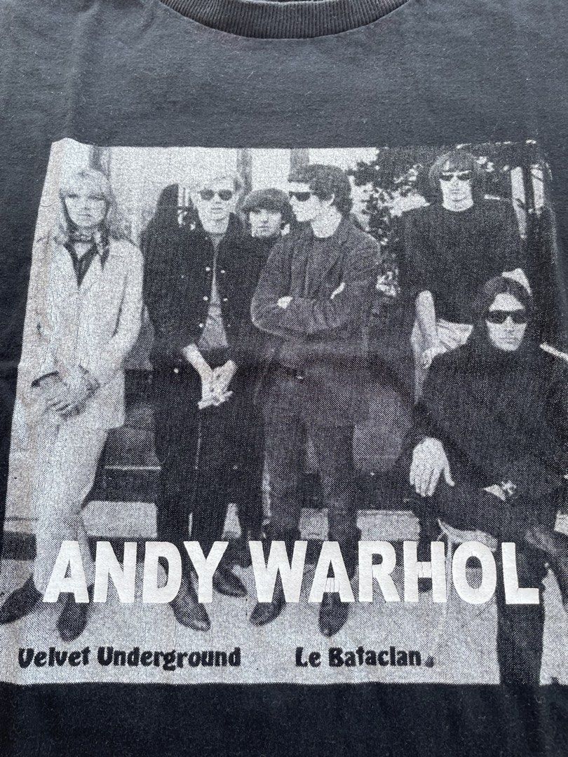 Andy Warhol Velvet Underground Muscle Tee (Category: Tshirts & Polo Shirts ) located in Malaybalay. Submitted by mo0rph (Listing ID 1456467216, Image 2). Description: 26x23 Add sf 100 Mindanao Jnt.