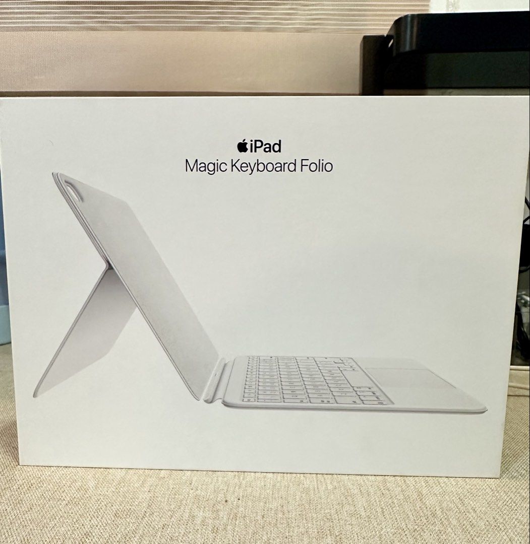 Apple iPad Magic Keyboard Folio 10th Gen (Category: Cases & Sleeves) located in General Mariano Alvarez. Submitted by jellaaatine (Listing ID 1456516167, Image 1). Description: Magic Keyboard Folio for iPad 10th Gen – White Original Price: ₱16,490 Selling Price: P12,000 — slightly negotiable Purchased: July 11, 2026 (receipt uploaded) Note: iPad is not included. It’s only shown in the photos to demonstrate how the Magic Keyboard Folio looks when 