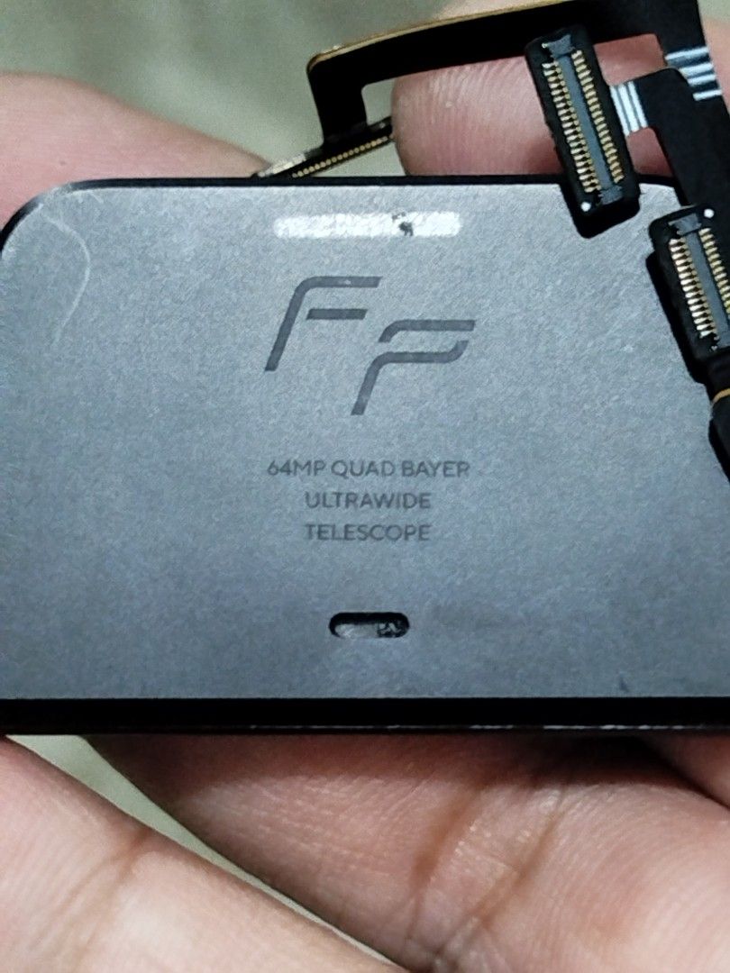 ASUS zenfone Flip Camera Module 64MP Quad Bayer Ultrawide Telescope (Category: Other Gadgets) located in Subic. Submitted by regiedaniel01 (Listing ID 1456430530, Image 2). Description: - ASUS ROG Phone Flip Camera Module - 64MP Quad Bayer setup - Includes Ultrawide and Telescope lenses - Complete flip camera assembly - Perfect for repairs or upgrades - Feel free to ask any questions!.