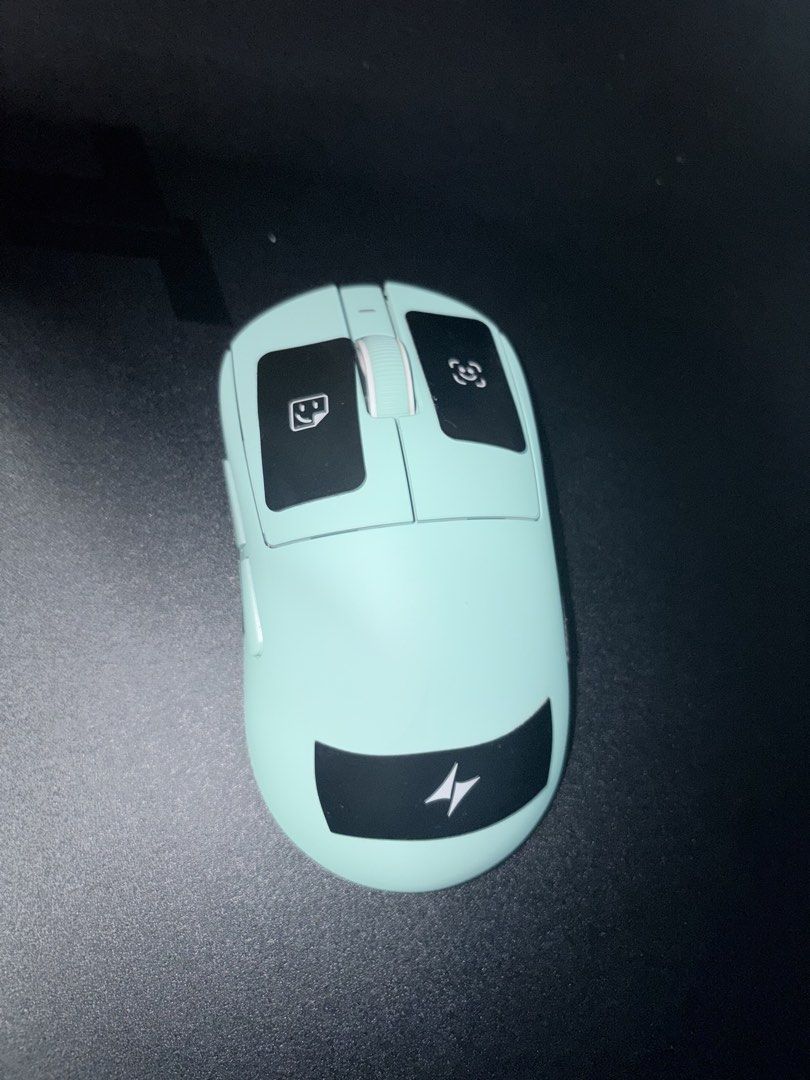 ATK Dragon A9 Mini Ultimate Lightweight Wireless Gaming Mouse (Category: Mouse & Mousepads) located in Quezon City. Submitted by aeknard (Listing ID 1456570970, Image 1). Description: - ATK Dragon A9 Mini Ultimate Gaming Mouse - Lightweight Wireless Design - Cool Mint Green Color - Will remove griptapes (griptapes i bought separately) All accessories complete Griptapes and extra skates are unused FS/FT Tradebaits - ATK x1 air metallic, A9 Air + S