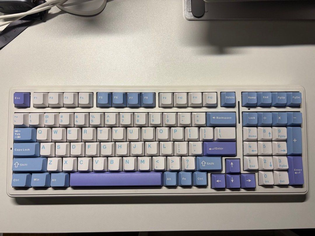 Aula F99 Mechanical Keyboard / Keyboard / Keeb (Category: Computer Keyboard) located in Batangas. Submitted by anythinggoodph (Listing ID 1456528395, Image 1). Description: Aula F99 Keyboard perfect for WFH or students Good as new Still comes with the box, cord, and keys (in the photos) Price is negotiable Rfs: Decluttering Mode of payment: Gcash.