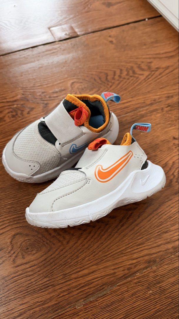Authentic Baby Nike Shoes size 6c (Category: Babies & Kids Fashion) located in Quezon City. Submitted by ladymadness (Listing ID 1456459474, Image 2). Description: Authentic Nike kids’ sneakers • used a few times (needs cleaning only — some surface dirt/staining from use) • size 6C • Please see photos for actual condition and details.