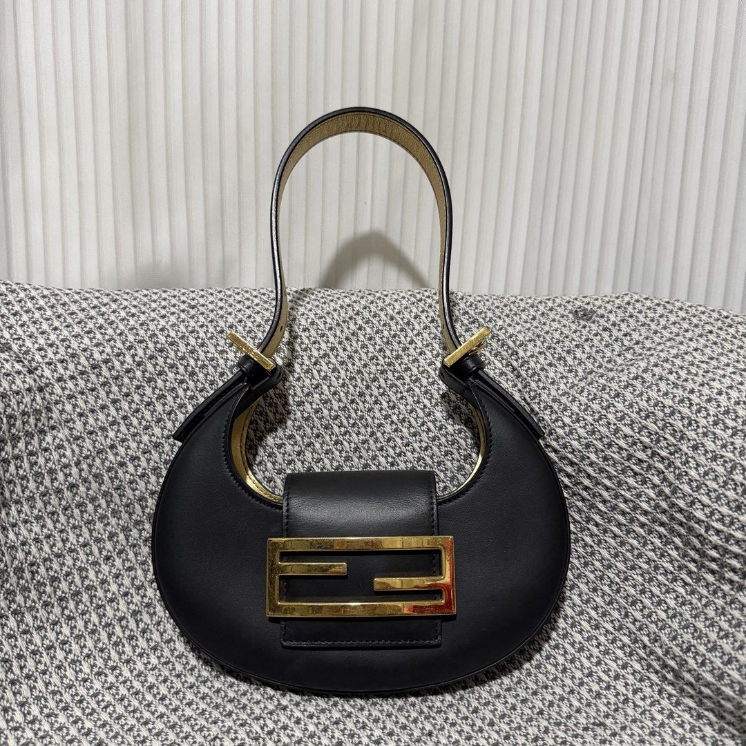 Authentic Fendi Vitello Mini Cookie Hobo Bag (Category: Luxury Bags & Wallets) located in Manila. Submitted by shopwithbrilliantadel (Listing ID 1456584769, Image 1). Description: Minor signs of use Rank A .