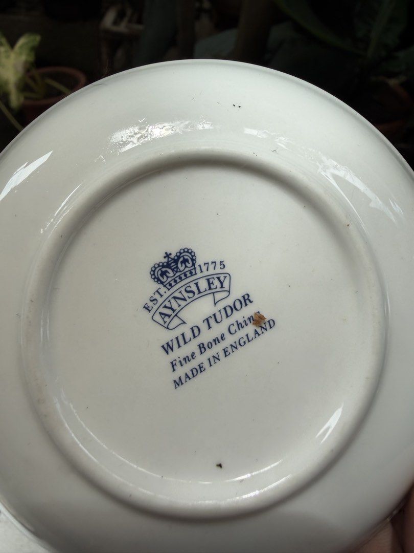 Aynsley wild Tudor trinket (Category: Other Kitchenware & Tableware) located in Davao. Submitted by parteawares2 (Listing ID 1456502202, Image 3). Description: One piece aynsley wild Tudor trinket made in England bone china.