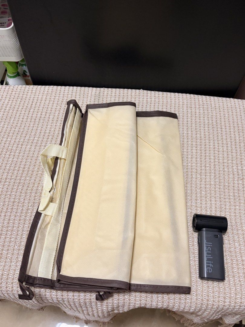 [Read Caption] Bag Storage / Dust Bag (purchase per size or take all) (Category: Storage Boxes & Baskets) located in Taguig. Submitted by _cupkeith (Listing ID 1456433055, Image 3). Description: decluttering! this is for bulk purchase each size or you may also take all. product sizes are in the last photo. *included jisulife in the bags for size reference only* S (6 pcs) - ₱220 M (6 pcs) - ₱290 L (2 pcs) - ₱130 XL (2 pcs) - ₱150 XXL (2 pcs) - ₱17