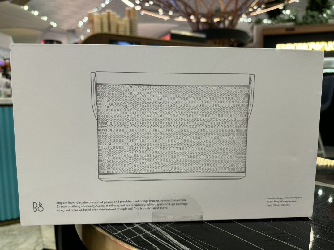 Bang & Olufsen Beosound A5 Portable Speaker (Category: Soundbars, Speakers & Amplifiers) located in Quezon City. Submitted by rcrc_88 (Listing ID 1456426667, Image 3). Description: - Bang & Olufsen Beosound A5 speaker - Comes with original packaging - Premium sound quality - Portable design for home or on-the-go use - Almost Brandnew, Rarely Used Because i have a lot of speakers. -No issue, Complete with box and accessories - Purchased 3 months a