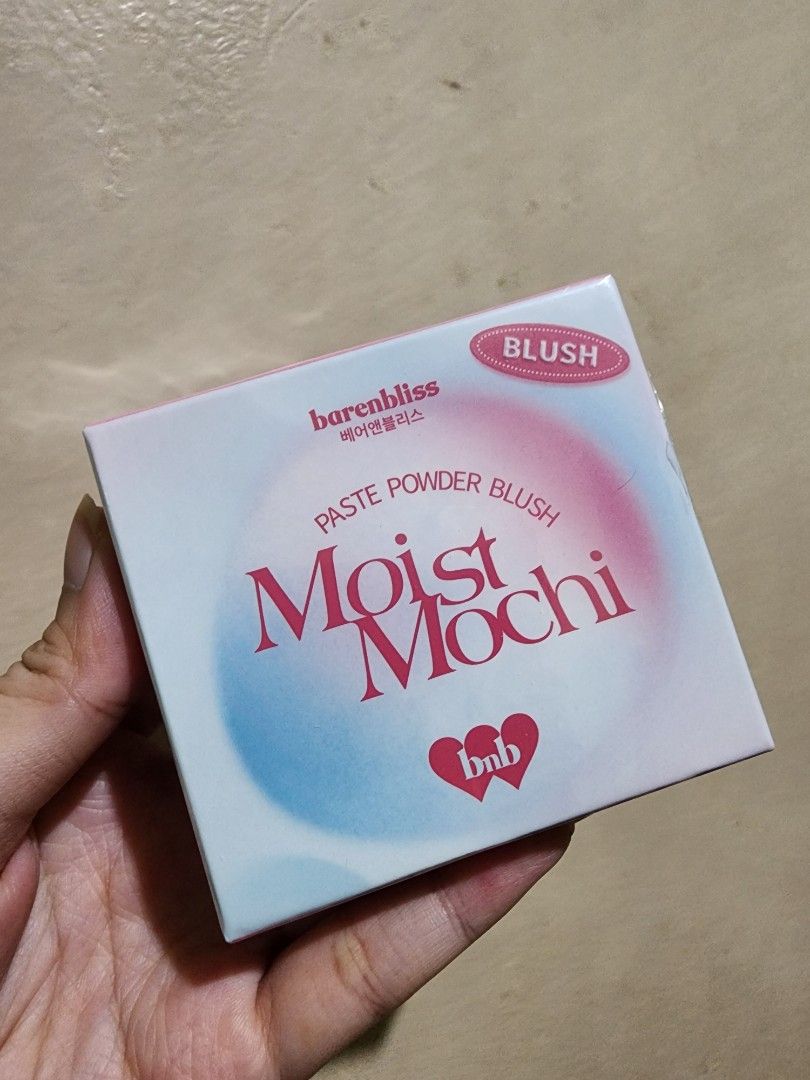 barenbliss Moïst Mochi Paste Powder Blush B10 Cosmic Grape (Category: Makeup) located in Manila. Submitted by naviaswift (Listing ID 1456570633, Image 1). Description: - barenbliss Moïst Mochi Paste Powder Blush - Shade: B10 Cosmic Grape - Unique paste-powder formula - Adds a beautiful pop of color to cheeks - Effortlessly blends for a natural finish - A must-have for your makeup collection brand new sealed.