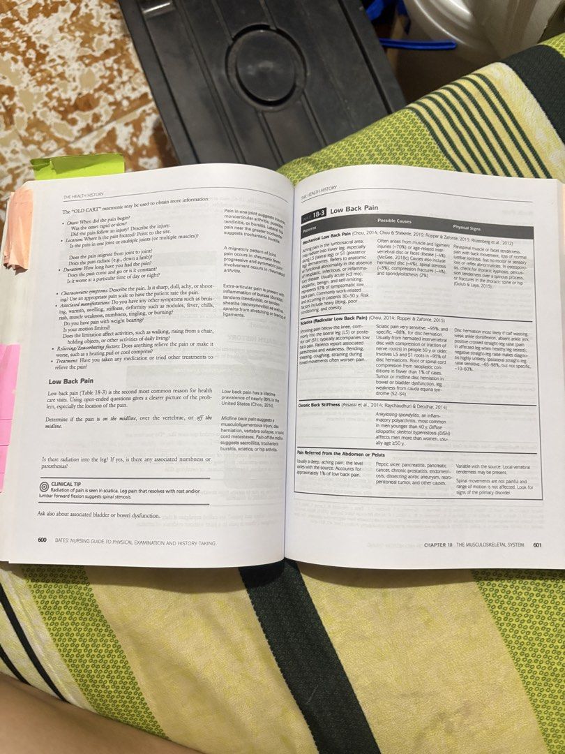Bates' Nursing Guide to Physical Examination and History Taking 3rd Ed (Category: Textbooks) located in Manila. Submitted by andreaxxw (Listing ID 1456436009, Image 2). Description: - Bates' Nursing Guide to Physical Examination and History Taking, Third Edition - Has highlights, around 15 pages other than that like new.