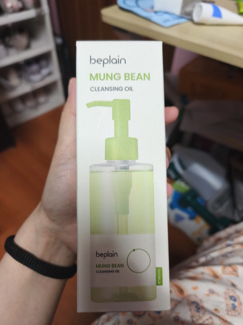 Beplain Mung Bean Cleansing Oil (Category: Face Care) located in Quezon City. Submitted by ng.stephanielauren (Listing ID 1456531036, Image 1). Description: brand new sealed.