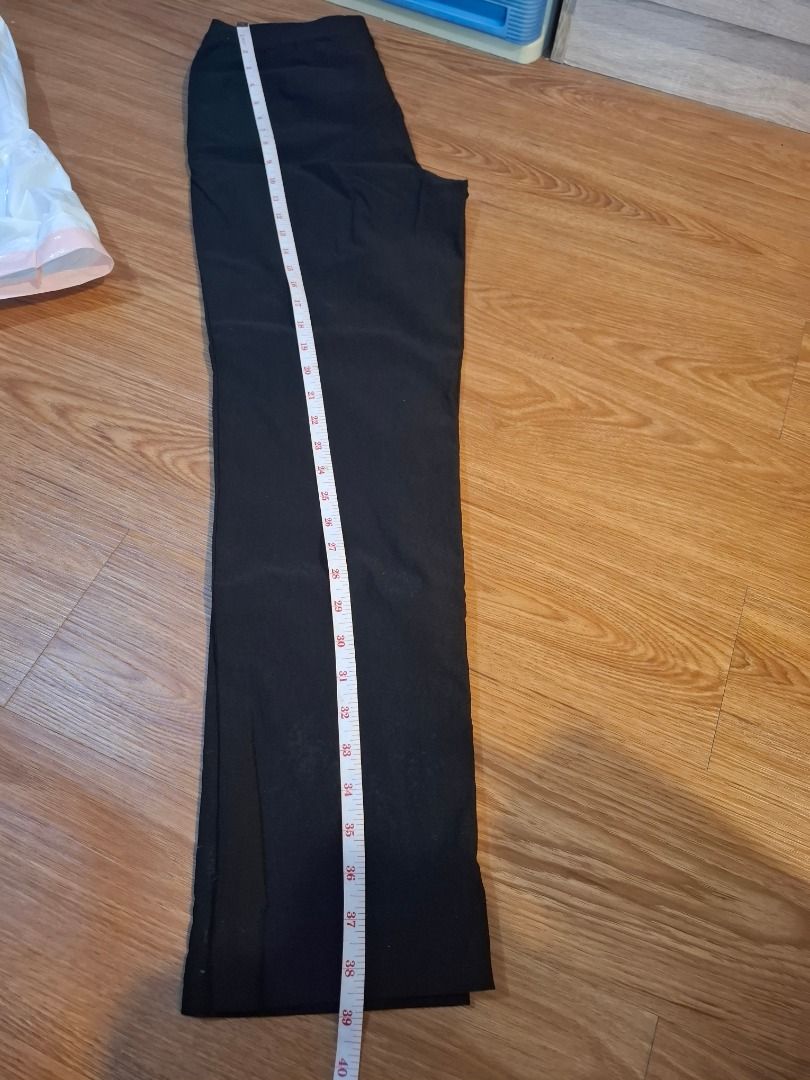 Black Pants for office, semi formal wear (Category: Other Bottoms) located in Bacolod City. Submitted by gluisa97 (Listing ID 1456449367, Image 3). Description: No When Worn - Medium - Classic black pants - Comfortable elastic waistband - Flattering straight leg cut - Waist: Approx. 13 inches across - Inseam: Approx. 29 inches - Leg Opening: Approx. 8 inches across.