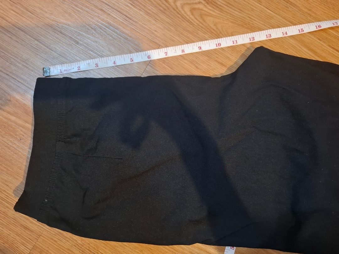 Black Pants for office, semi formal wear (Category: Other Bottoms) located in Bacolod City. Submitted by gluisa97 (Listing ID 1456449367, Image 2). Description: No When Worn - Medium - Classic black pants - Comfortable elastic waistband - Flattering straight leg cut - Waist: Approx. 13 inches across - Inseam: Approx. 29 inches - Leg Opening: Approx. 8 inches across.