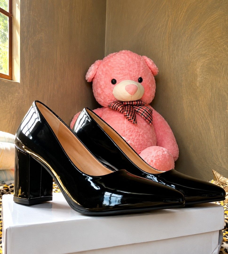 Black Patent Block Heels (Category: Heels) located in Manila. Submitted by jomane_jane1. (Listing ID 1456533105, Image 1). Description: - Classic black patent heels - Shiny finish - Pointed toe - Chunky block heel - Comfortable to wear - Perfect for work or a night out - Easy to dress up or down.
