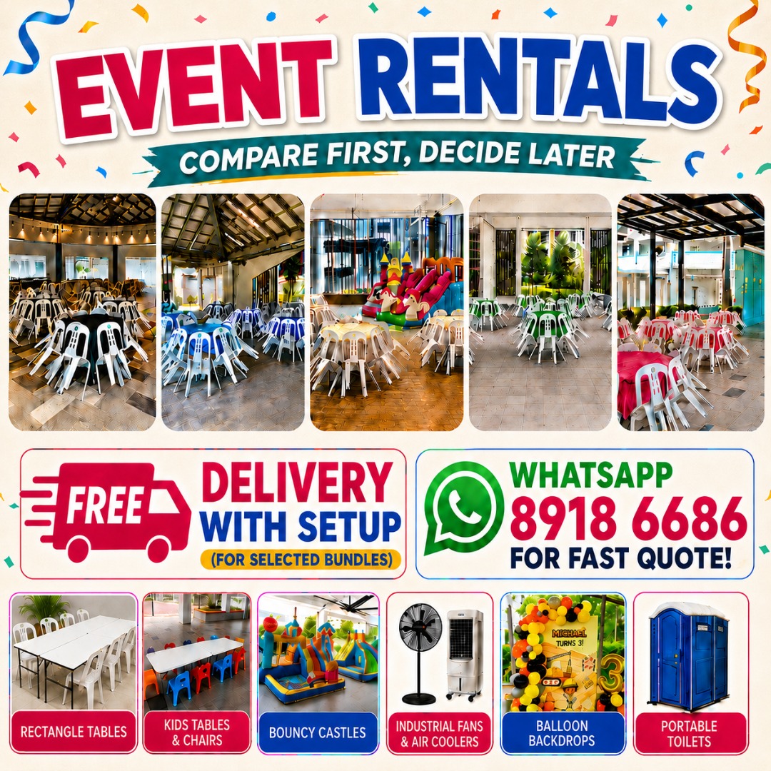 (Category: ) located in . Submitted by bounceandbeyond_eventrentalssg (Listing ID 1420776263, Image 1). Description: .