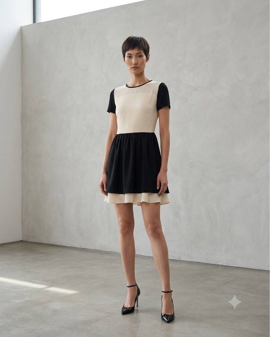 BREAD N BUTTER CONTRAST LAYER DRESS (Category: Dresses) located in Pasig City. Submitted by vetementsdemanila (Listing ID 1456484554, Image 2). Description: BREAD N BUTTER CONTRAST LAYER DRESS New with tags Size: 0 Bust: 34 inches Waist: 28 inches Length: 32 inches P1650 REGULAR PRICE P990 SALE PRICE.