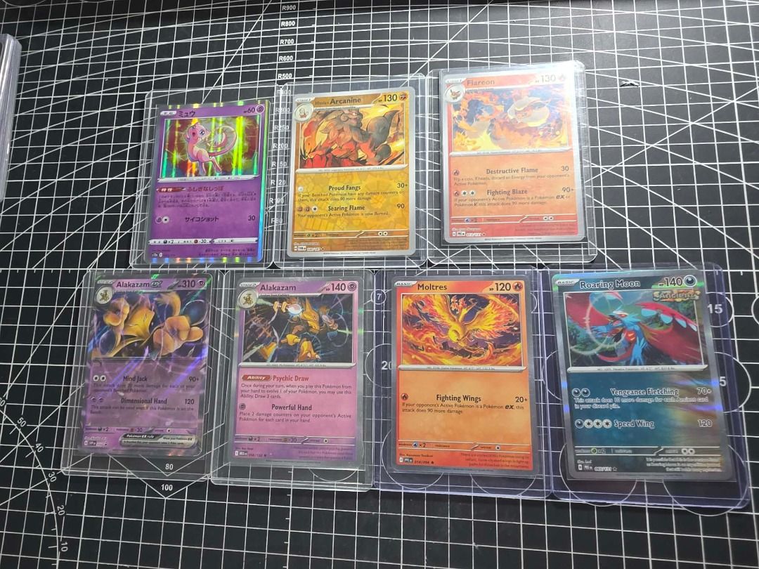 Bulk Pokemon Cards (Category: Raw Singles) located in Valenzuela. Submitted by jetztenshi (Listing ID 1456525129, Image 2). Description: Selling: All of the cards as Bulk set Price: 950php - As ssen with the Pictures, some cards will be with in Top Loaders and others in Sleeves. - Will send in Box with Bubble wrap if requested. - Everything was bought from Vendors from card events or from Online App. - Buyer can message for more pictures before/u
