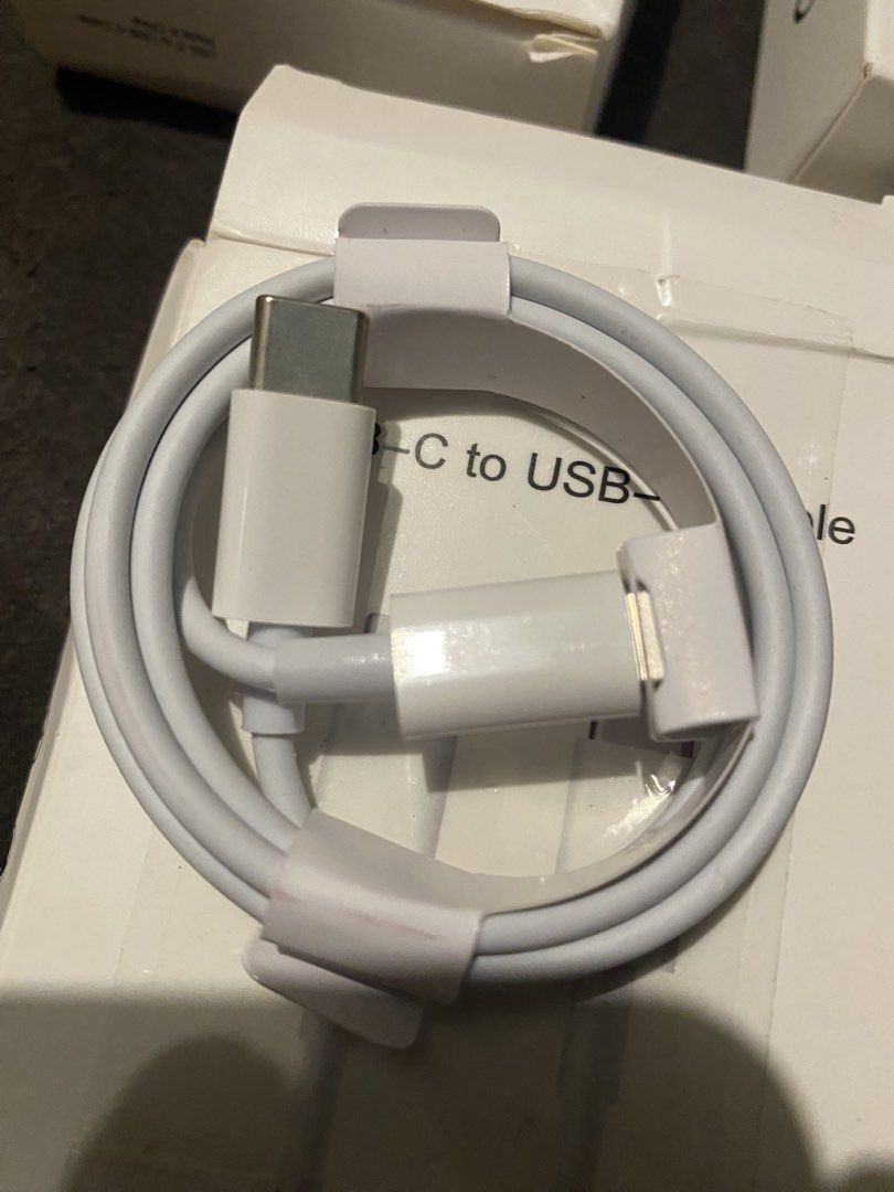 Bundle Sale Cable C to C and C to lightning (Category: Chargers & Cables) located in Manila. Submitted by wise_elle16 (Listing ID 1456572560, Image 3). Description: CABLE SALE! 🔌 Price: *** for all Inclusions: 3 pcs USB-C to USB-C cables 1 pc USB-C to Lightning cable 📍 Location: Sta. Mesa, Manila ⚠️ Note: Buy at your own risk—what you see is what you get). Perfect for spare or budget cables! Send a DM for meetup details..
