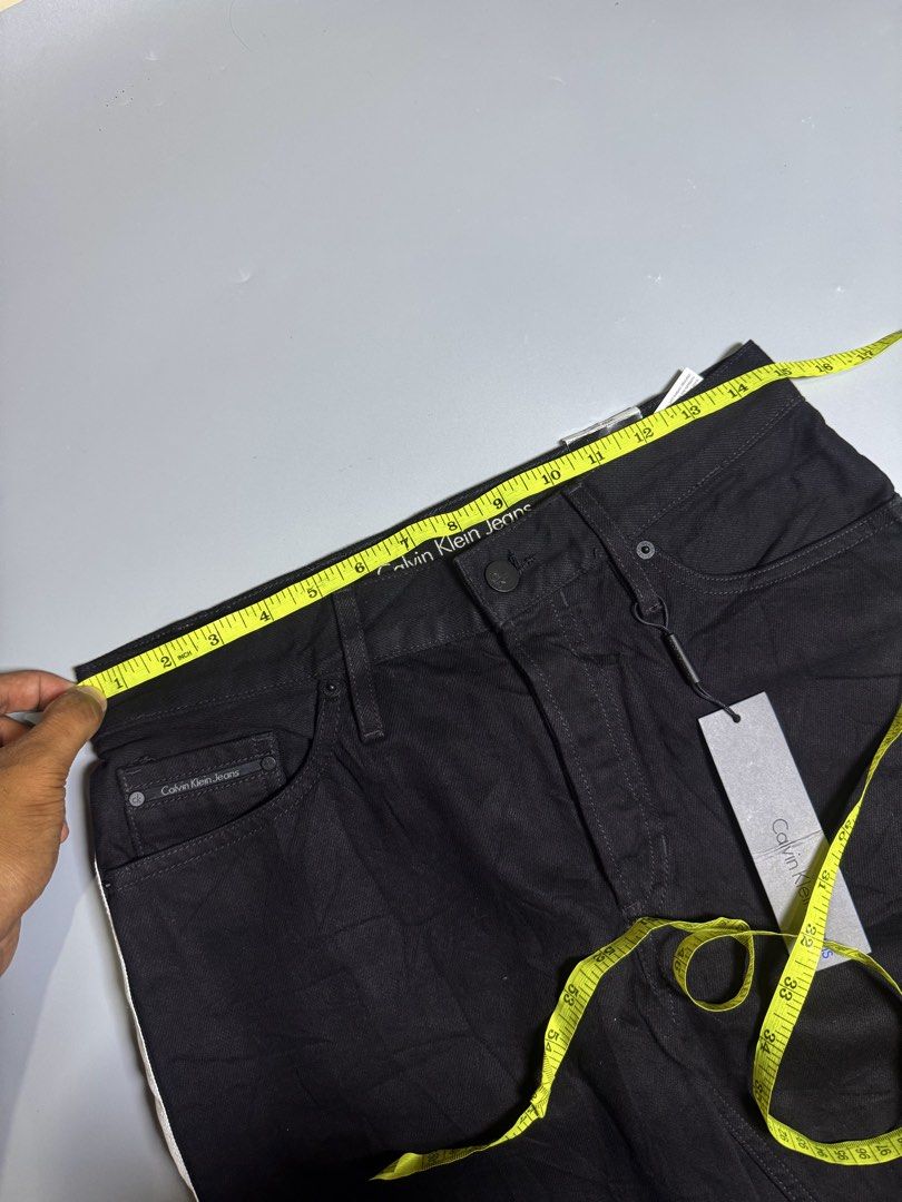 Calvin Klein Raf Simmons (Category: Jeans) located in Sipalay. Submitted by collidethrift (Listing ID 1456538015, Image 3). Description: Calvin Klein - Raf Simmons Side Tape Jeans Size 27 fits 30 Length 39.5 Hem 7 Good as new (With Hangtags) Needwash only 2500 shipped 📩📩📩.