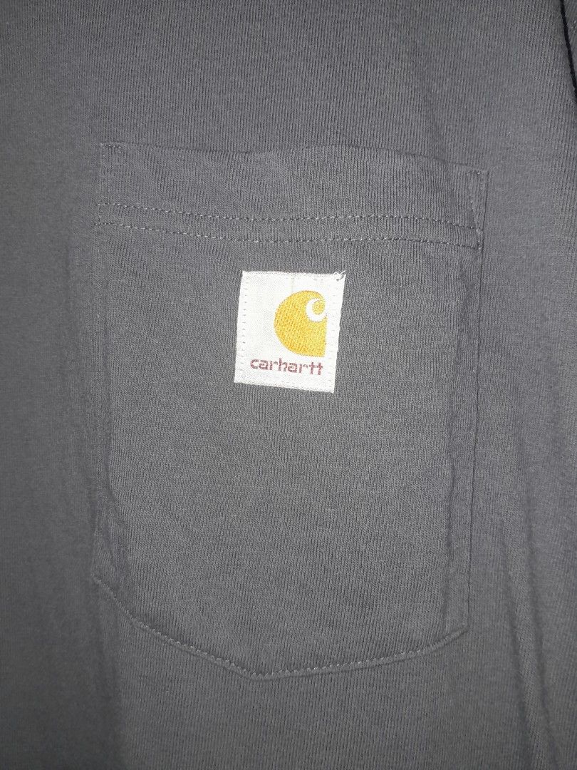 CARHARTT ASH GREY COLOR (Category: Tshirts & Polo Shirts ) located in Alburquerque. Submitted by zkethrifter (Listing ID 1456558861, Image 3). Description: ACTUAL DIMES 24W X 31L.