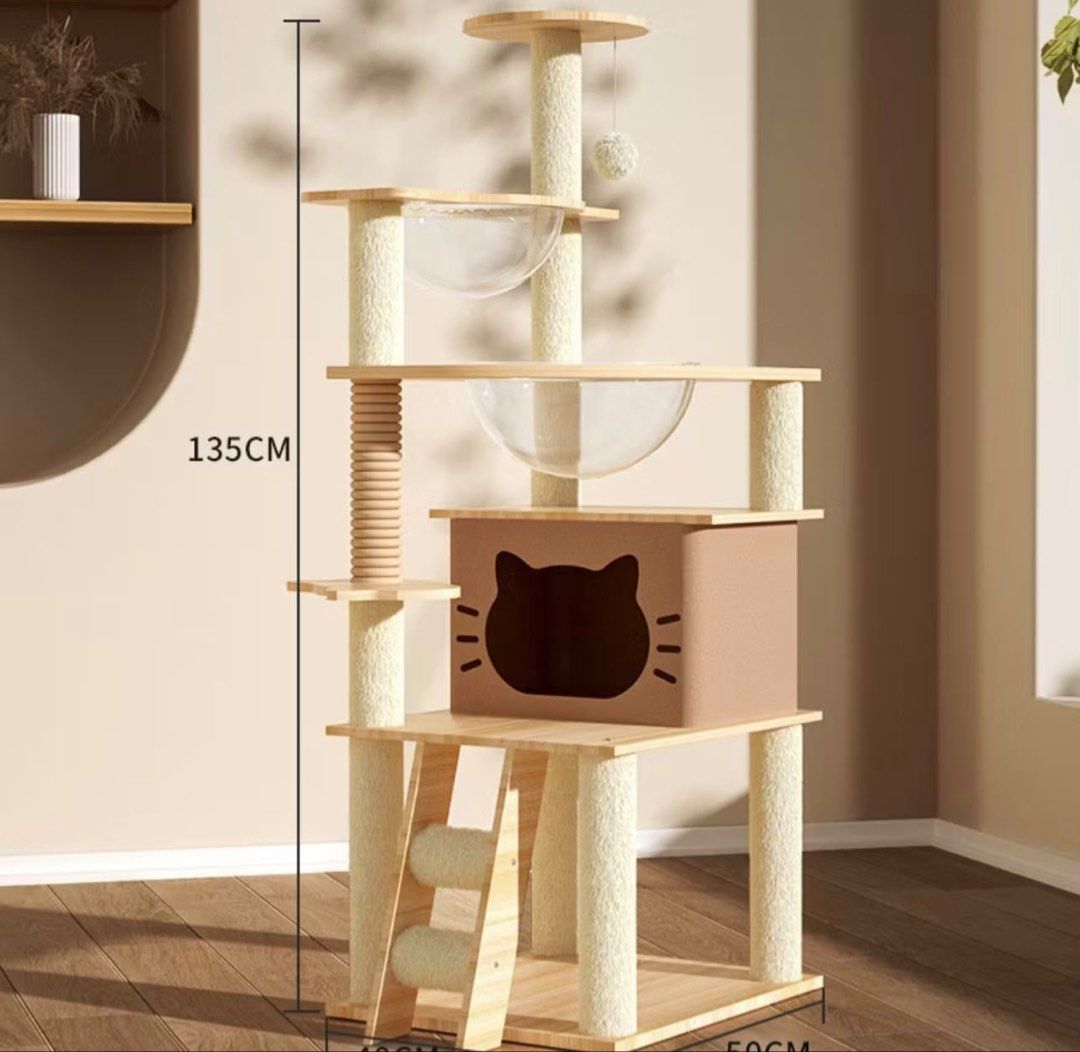 cat tree (Category: Homes & Other Pet Accessories) located in Singapore. Submitted by toojahat (Listing ID 1456512484, Image 2). Description: BNIB collection at jurong west.
