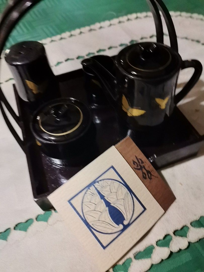 Ceramic condiments set with tray 6.8"new (Category: Other Kitchenware & Tableware) located in Manila. Submitted by luckycharm_215 (Listing ID 1456570088, Image 2). Description: new.
