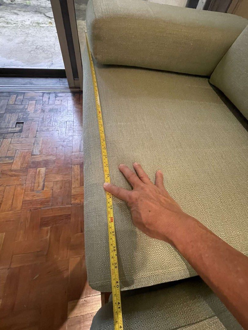 Cheap Cozy Modern Sofa for Sale! (Category: Sofas) located in Pasig City. Submitted by buymystuff_ph (Listing ID 1453985639, Image 3). Description: Cheap Cozy Modern Sofa for Sale! In extremely good condition (like new) COMBINED 9 FEET Only P9,000 only! Still negotiable! Reason for sale: Declutterring Mode of Delivery: Lalamove Mode of Payment: Gcash Dm for more questions! .