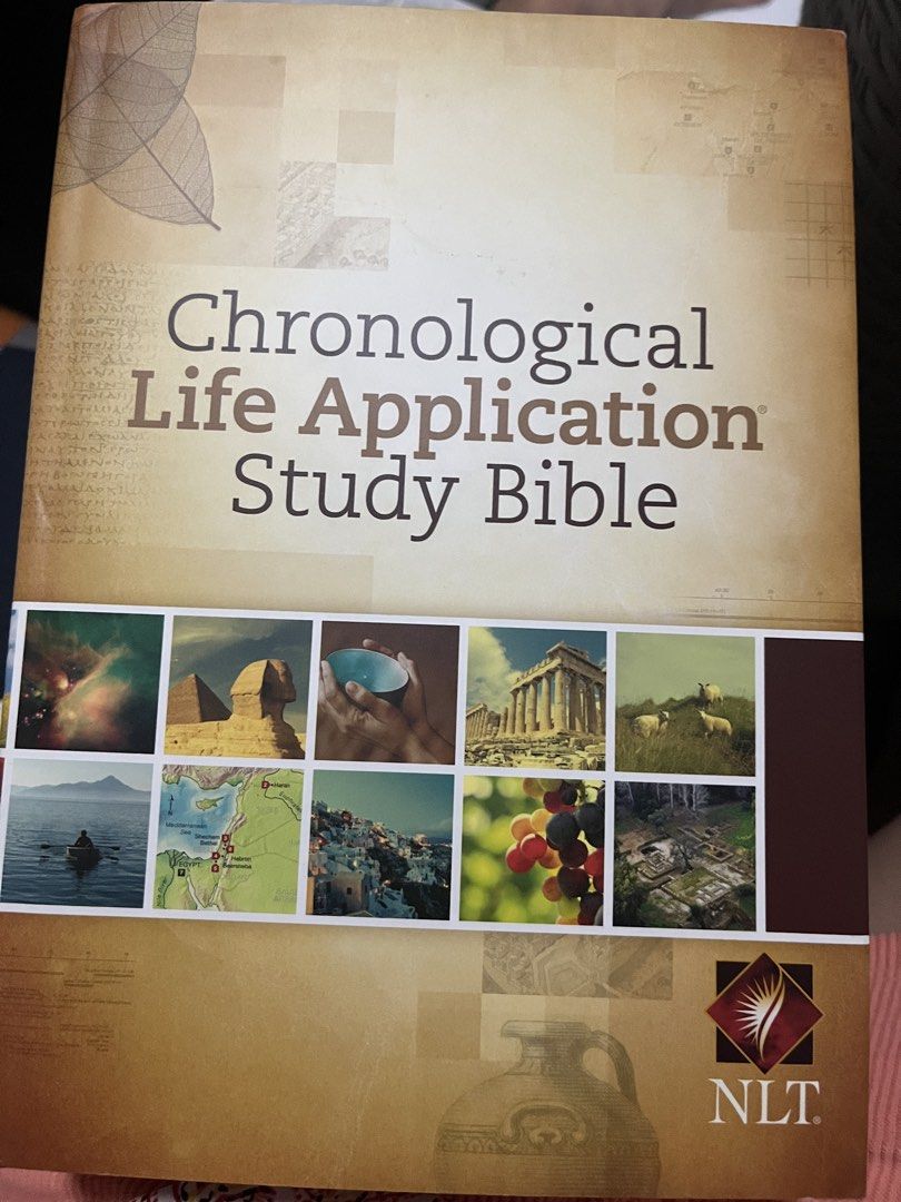 Chronological Life Application Study Bible NLT (Category: Religion Books) located in San Fernando. Submitted by bella_loved (Listing ID 1456428734, Image 1). Description: - Chronological Life Application Study Bible - New Living Translation (NLT) - Features maps, historical timelines, and application notes - Ideal for in-depth Bible study - Published by Tyndale House Publishers.