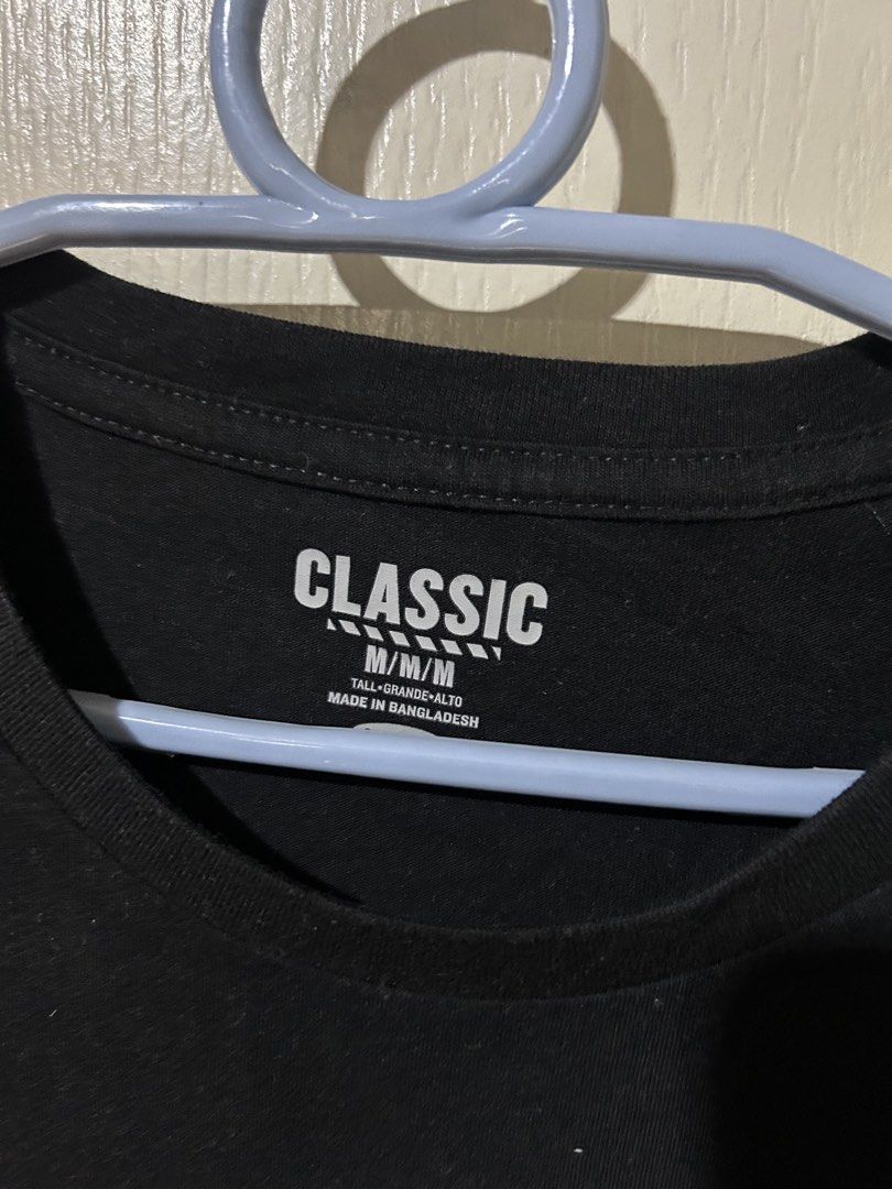 Classic Black Pocket T-Shirt Size M (Category: Tshirts & Polo Shirts ) located in Manila. Submitted by dal527 (Listing ID 1456589532, Image 3). Description: - Classic black t-shirt - Size: Medium (M) - Chest pocket detail - Made in Bangladesh - Versatile for everyday wear.