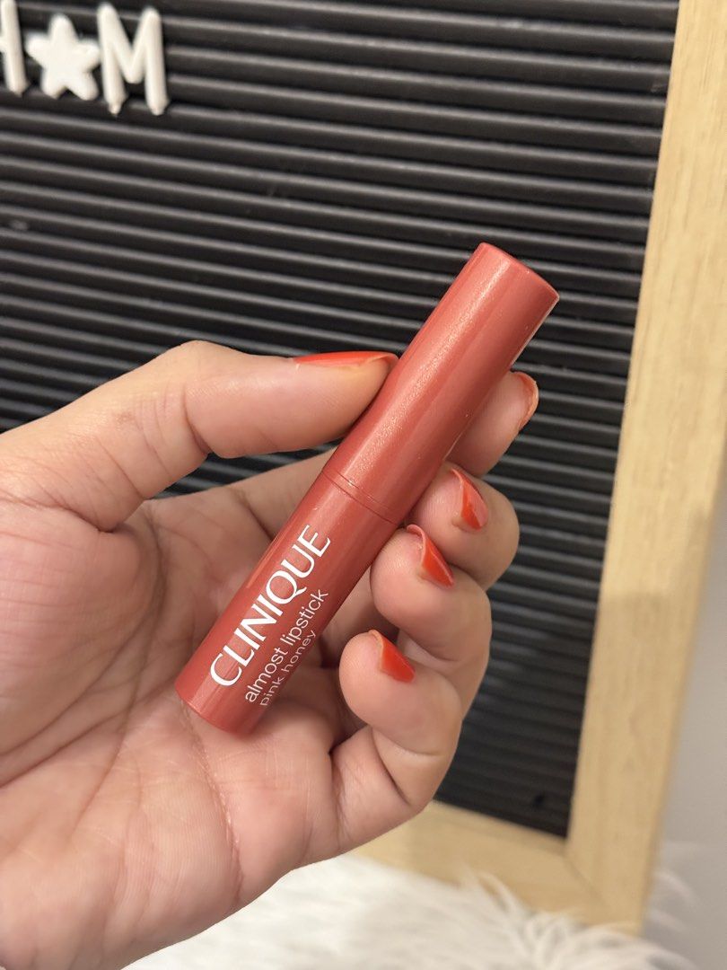 CLINIQUE Almost lipstick - PINK HONEY (Category: Makeup) located in Quezon City. Submitted by quirksandcurls (Listing ID 1456599143, Image 2). Description: .