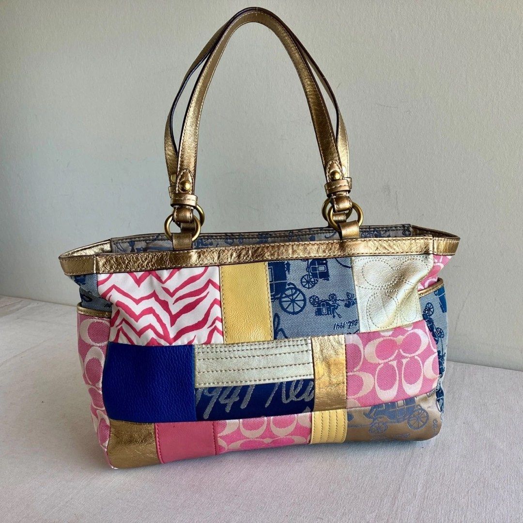 Coach Patchwork (Category: Shoulder Bags) located in Mariveles. Submitted by declouterringmom (Listing ID 1456452964, Image 1). Description: ETA 2 to 3 days.