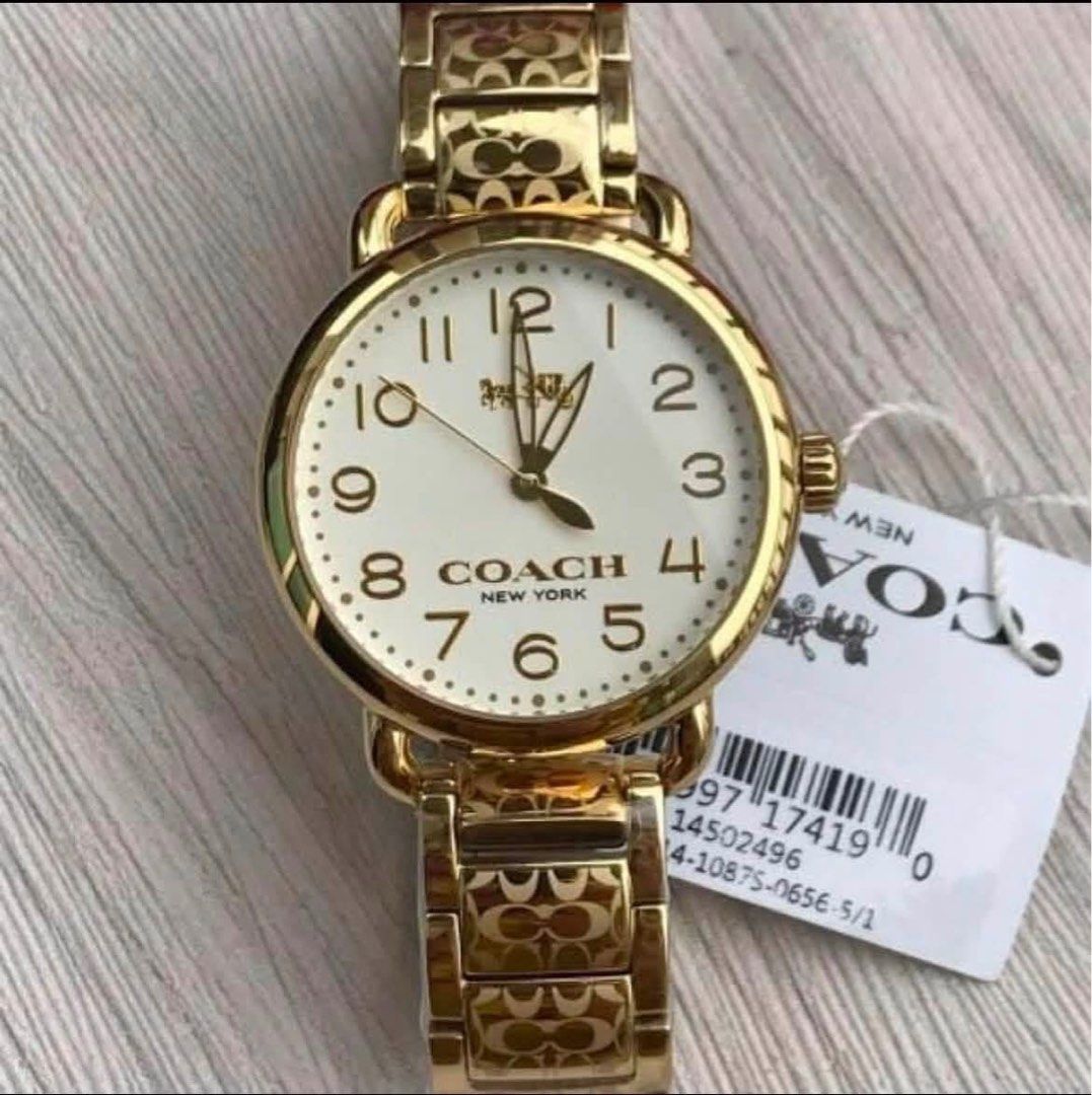 🇺🇸Coach Watch🇺🇸 (Category: Women's Watches) located in Manila. Submitted by bagsandmanymanymore1 (Listing ID 1439605536, Image 1). Description: Coach Watch Size 38mm Stainless steel Box, paperbag and tag price Actual photo posted Please read before you order 👉🏻❗️Payment first before shipping ❗️Cut off time of payment 11am sameday delivery ❗️NO MEET UP / NO PICK UP ❗️ORDER CANNOT BE CANCELLED ❗️PLEASE DON’T BUY IF YOU ARE IN DOUBT ❗️NO RETUR