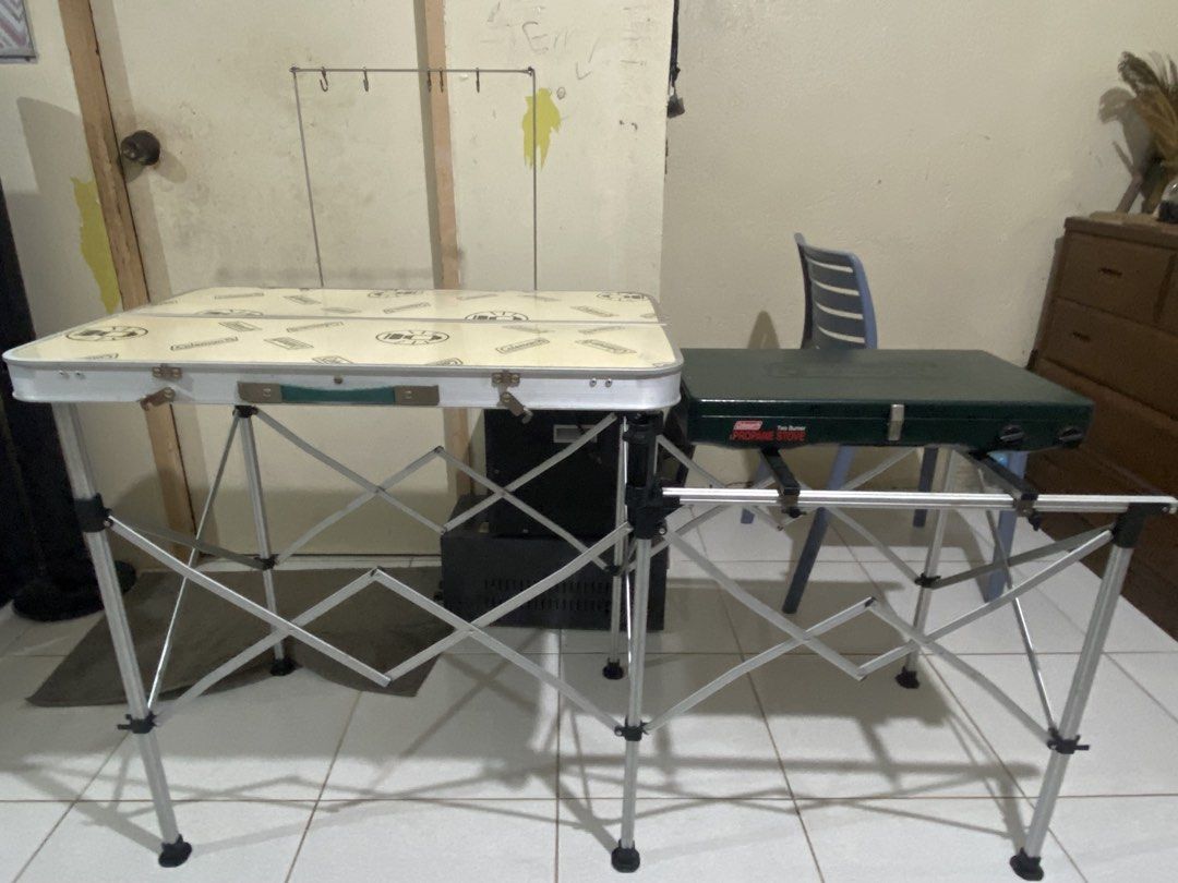 Coleman kitchen table (Category: Hiking & Camping) located in Bulacan. Submitted by lee_1533 (Listing ID 1456570622, Image 2). Description: .