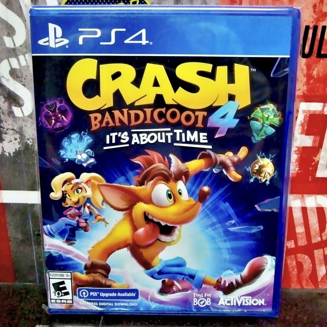 Crash Bandicoot 4: It's About Time PS4 Game (Category: PlayStation) located in Apalit. Submitted by reworkz (Listing ID 1456567463, Image 1). Description: - Crash Bandicoot 4: It's About Time for PlayStation 4 Location: Apalit, Pampanga Shipping available via Lalamove / LBC / J&T Meet-up: Apalit / Calumpit MOP: GCash.