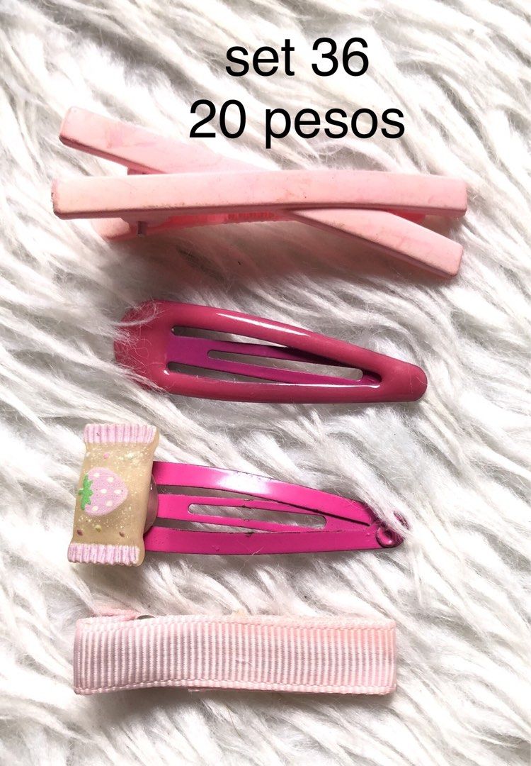 Cute Hair Clips Set - Various Designs (Category: Hair Accessories) located in Taguig. Submitted by nikikaystuff (Listing ID 1456586373, Image 3). Description: - Adorable hair clips set with various designs. - Includes fun shapes like stars, bows, animals, and food. - Available in a mix of vibrant colors. - Perfect for everyday use and styling. - Great value for a collection of cute accessories..