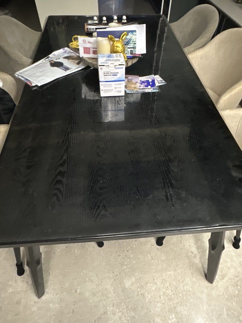 Dining Table (Category: Tables & Sets) located in Singapore. Submitted by leejk55 (Listing ID 1456585510, Image 1). Description: 2m x 1m solid wood dining table for sale. Ideal for rental housing. Selling cheap, grab before gone..