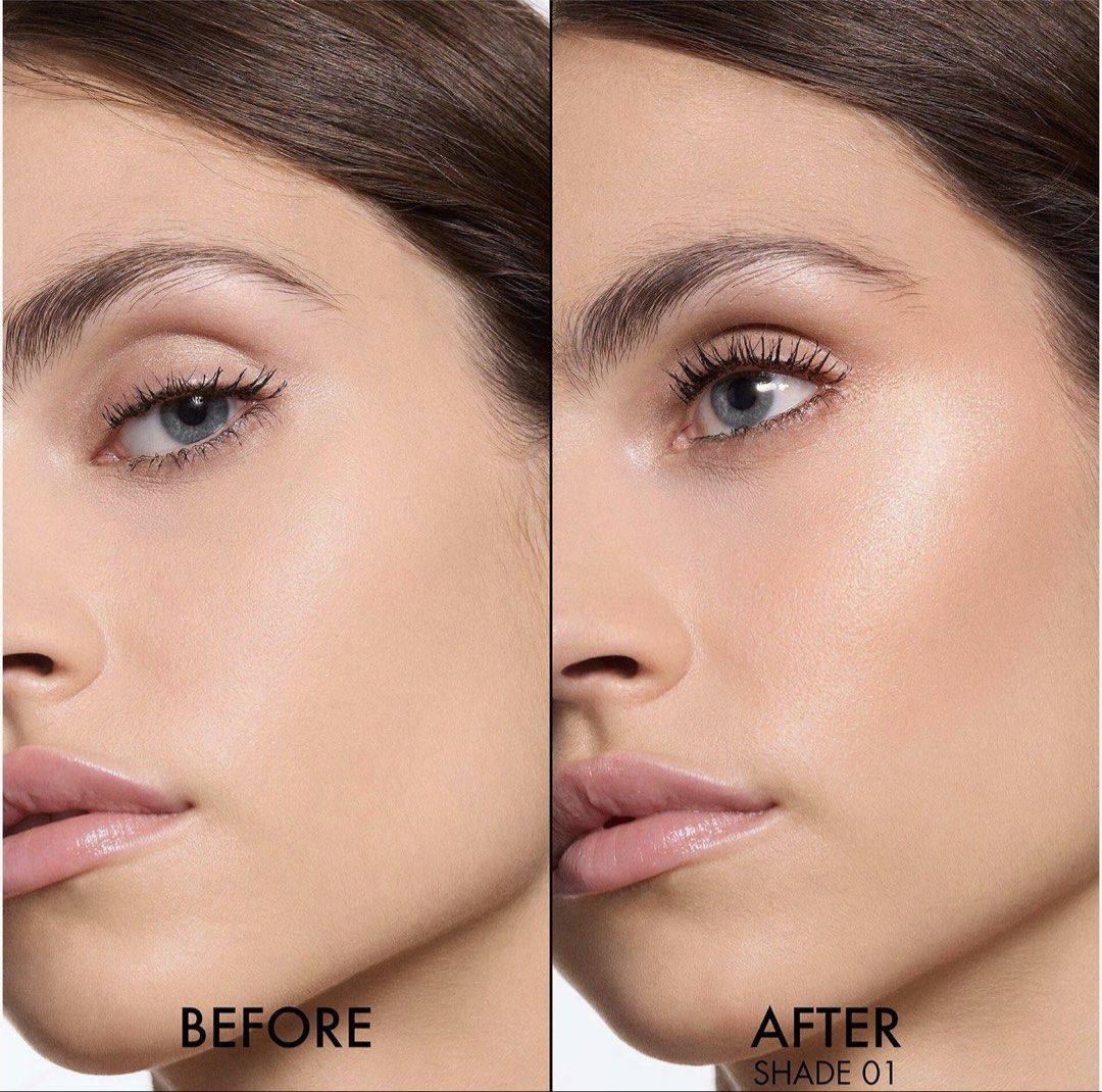 Dior Foever Couture Luminizer Highlighter Powder (Category: Makeup) located in Pasig City. Submitted by holllyyyy (Listing ID 1456577694, Image 2). Description: Gently used. 01 Nude Glow. RFS: Decluttering.