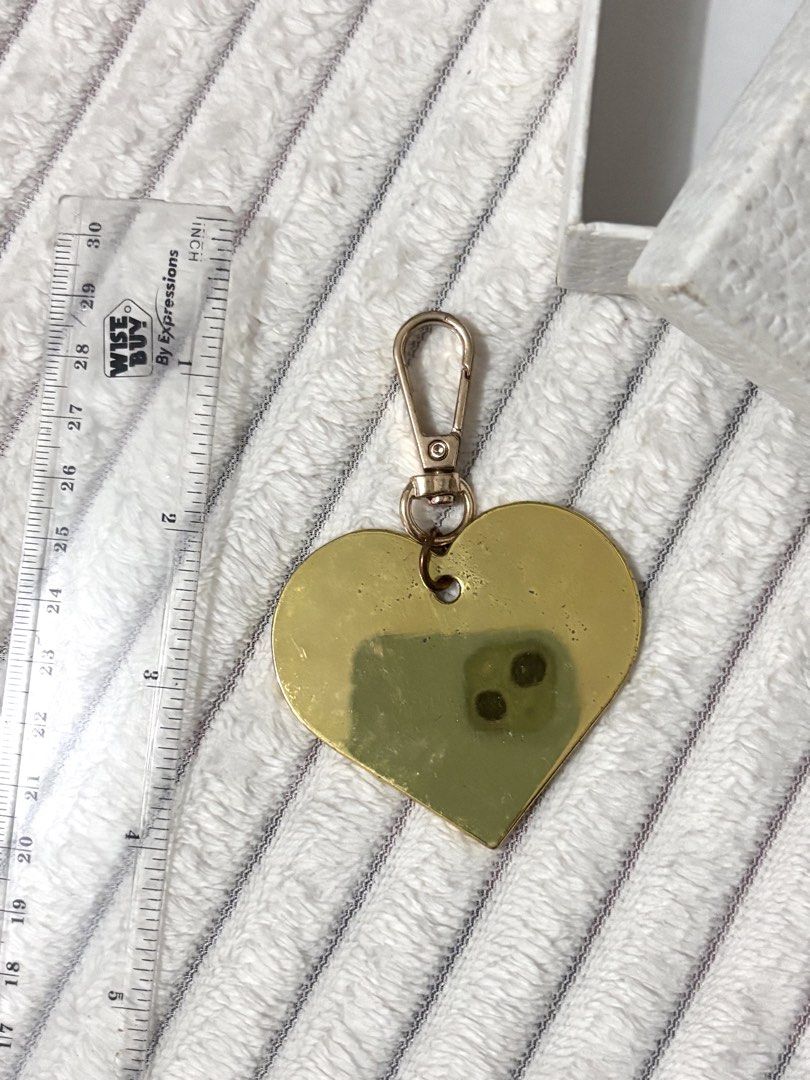 Dior Bag Heart Charm (Category: Luxury Bags & Wallets) located in Iba. Submitted by luxbagsandblings (Listing ID 1456555883, Image 3). Description: 🌸Guaranteed Authentic Christian Dior Heart Charm ✨ •INCLUSION/S: DIOR charm box only 📸Detailed Photos are already posted. For more inquiries please send us a message ✨ 💎Please manage your expectations as you are buying preloved items. Thank you 🙏 ✨WHAT YOU SEE, IS WHAT YOU GET 💖 🌸SF is Shouldere