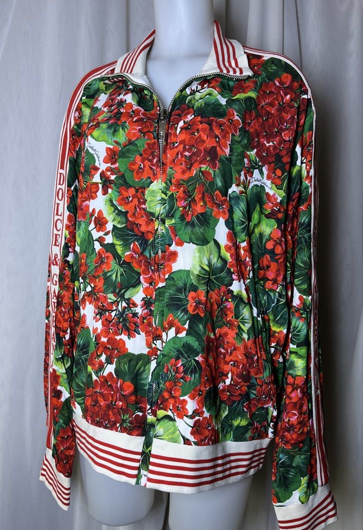 Dolce and Gabbana Jacket (Category: Coats, Jackets and Outerwear) located in Bulacan. Submitted by stacksonracks_ph (Listing ID 1456444299, Image 1). Description: Dolce and Gabbana Jacket Floral Design Size: 50 on tag .