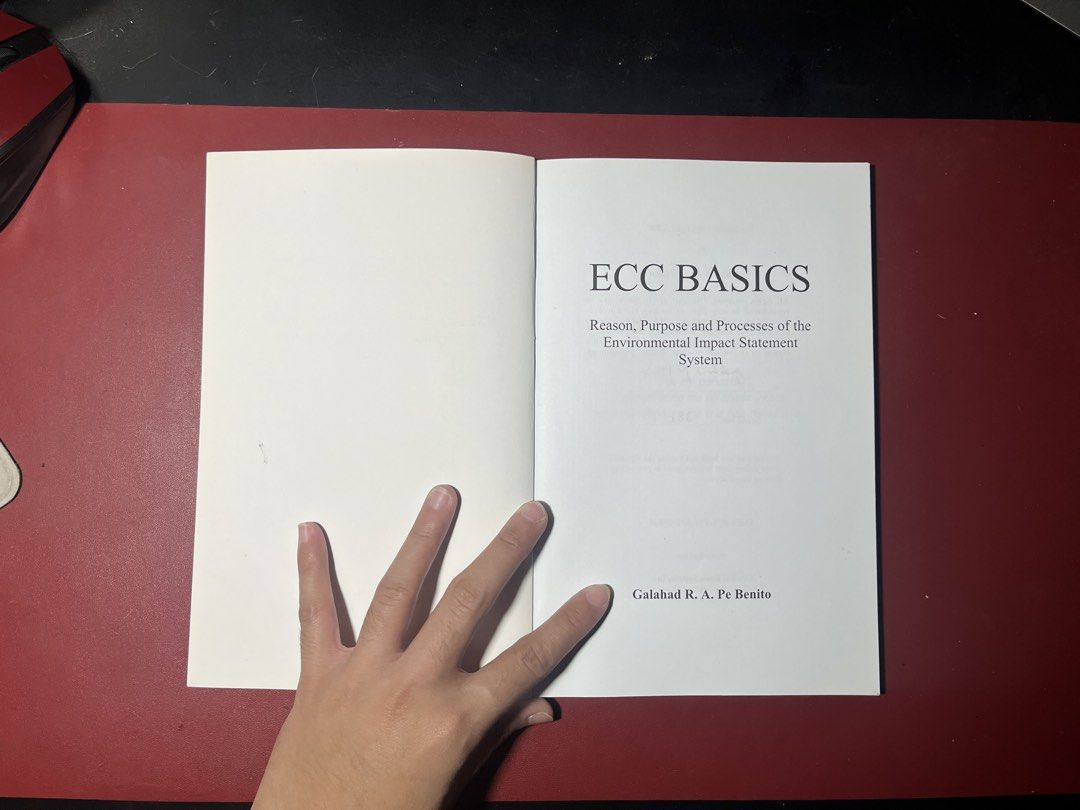 ECC Basics by Pe Benito (Category: Textbooks) located in Manila. Submitted by ceteris (Listing ID 1456587309, Image 1). Description: - Highlights: Minimal - Engraving: None - Current edition: Yes - Original price: ₱430.