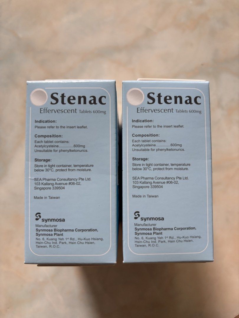 Stenec Effervescent Tablets (Category: Medical Supplies & Tools) located in Singapore. Submitted by azireerah (Listing ID 1456469744, Image 2). Description: Hospital grade 2 boxes. Each $16 Self collect or Mailing.